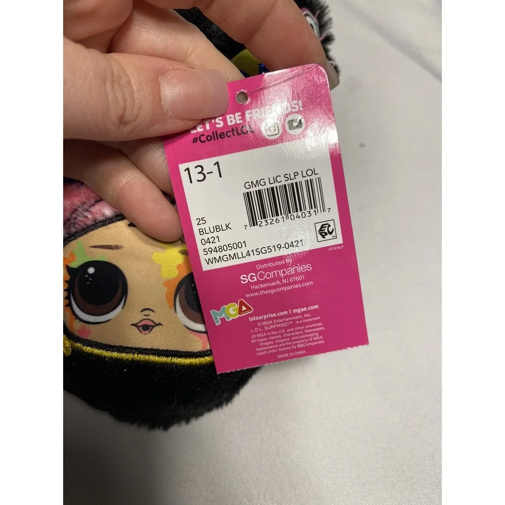 LOL surprise toddler girls slippers‎ size 13-1